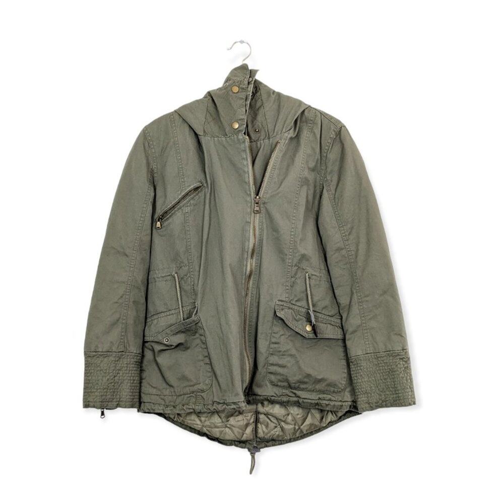 American Rag Olive Green Hooded Jacket